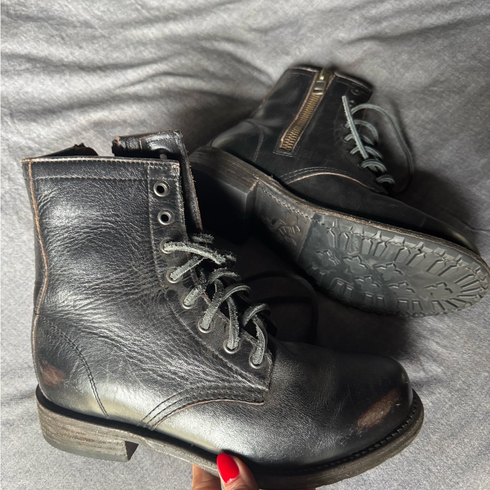 Freebird Manchester Black Leather Women's Boots